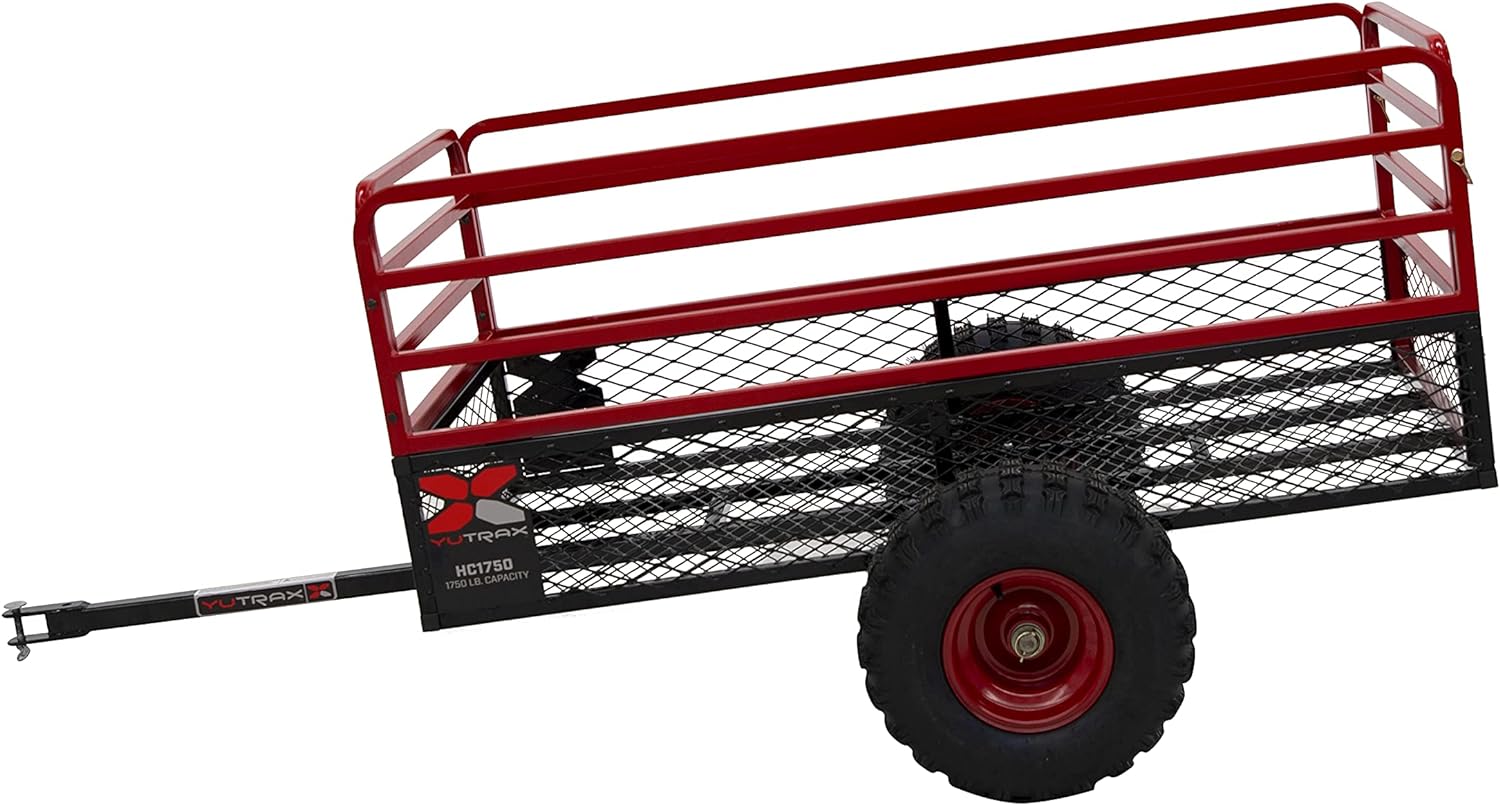 Heavy-Duty Utility Trailer, 1750 lb Capacity, Steel Construction - Image 3