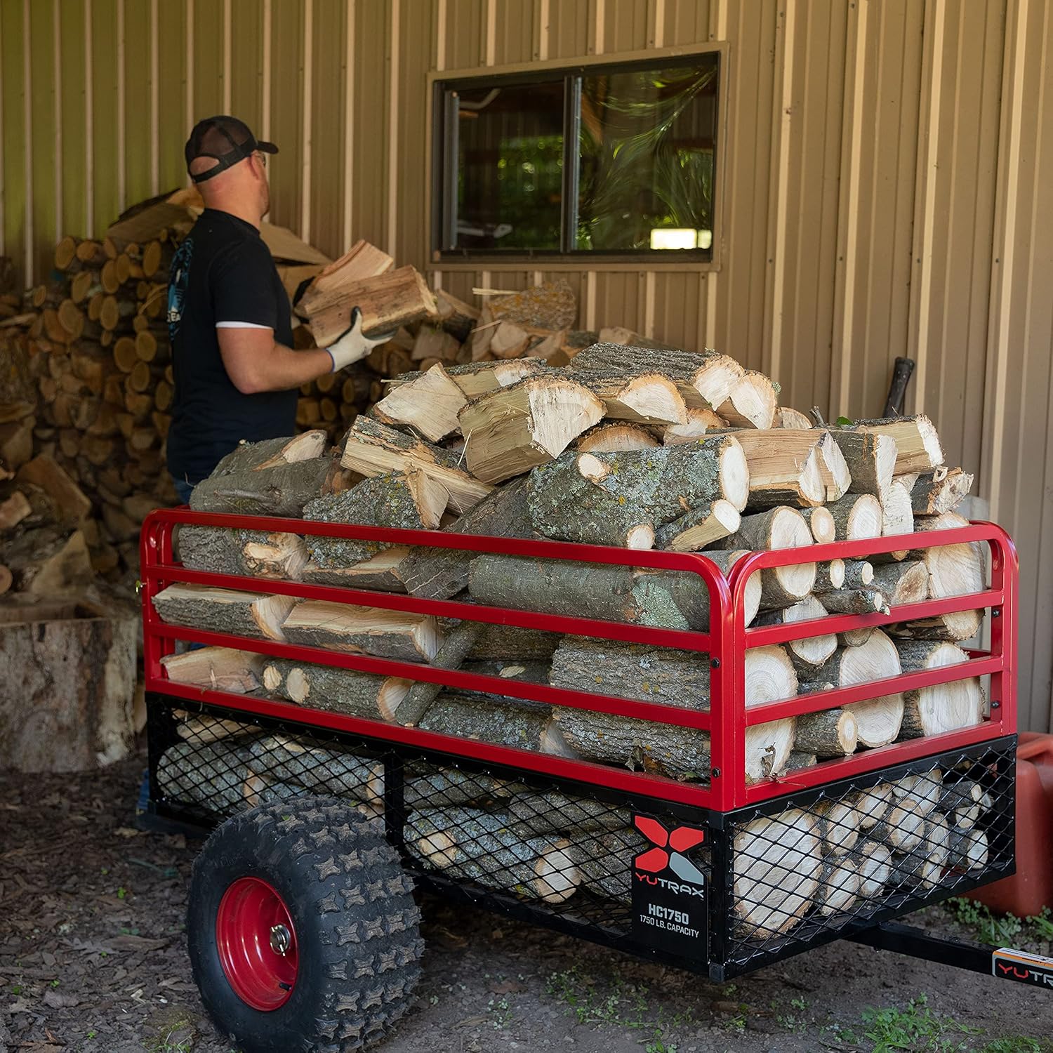 Heavy-Duty Utility Trailer, 1750 lb Capacity, Steel Construction - Image 11