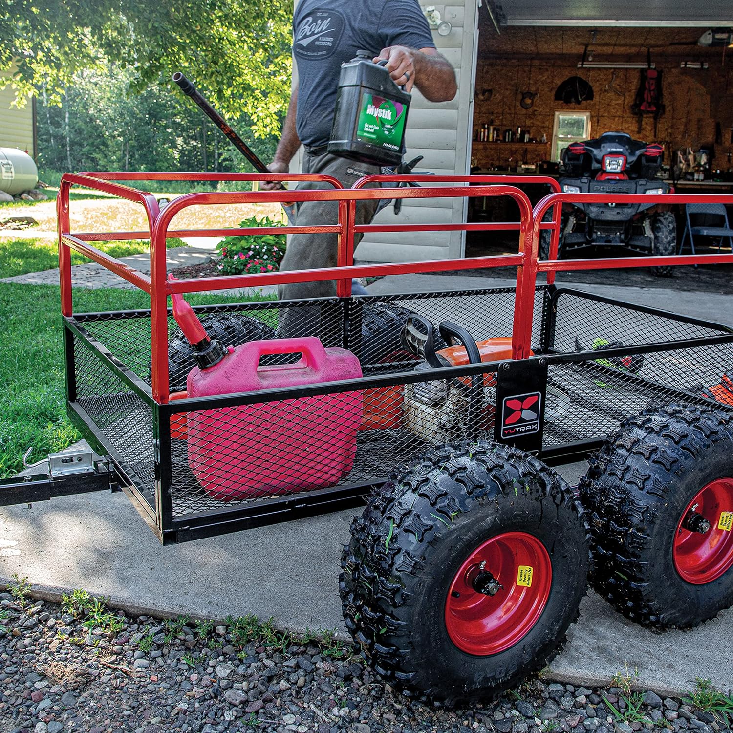 Heavy-Duty Utility Trailer, 1750 lb Capacity, Steel Construction - Image 33