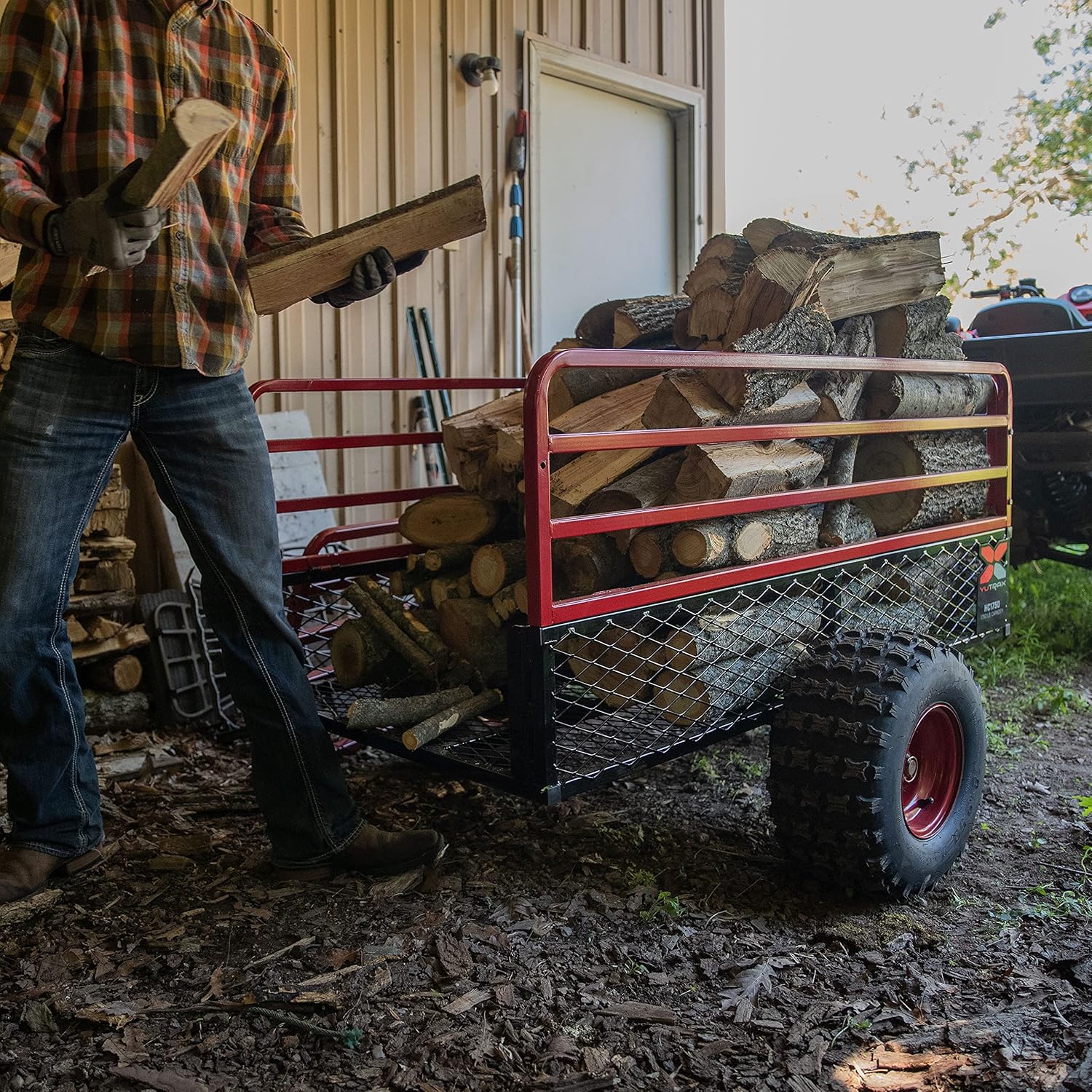 Heavy-Duty Utility Trailer, 1750 lb Capacity, Steel Construction - Image 12