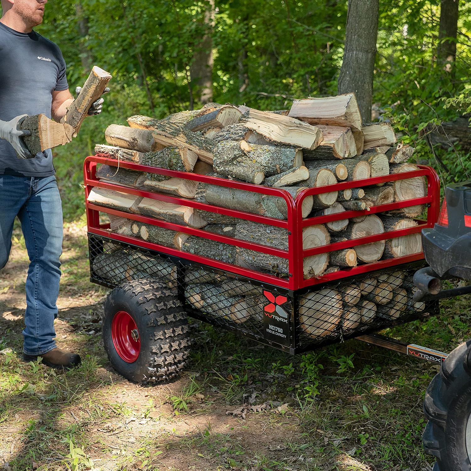 Heavy-Duty Utility Trailer, 1750 lb Capacity, Steel Construction - Image 9